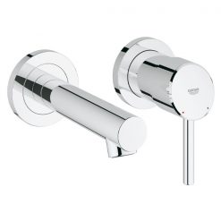 VÒI LAVABO 2 LỖ GẮN TƯỜNG GROHE 19575001