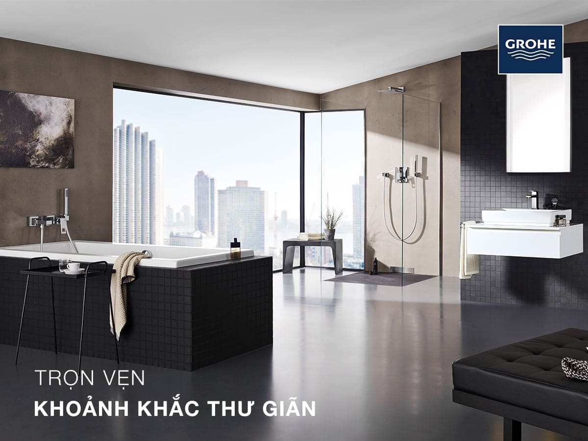Lợi ích của việc sử dụng thiết bị vệ sinh grohe