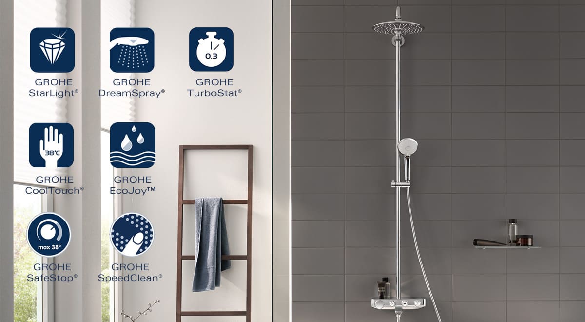 Lợi ích và giá trị Sen tắm massage Grohe